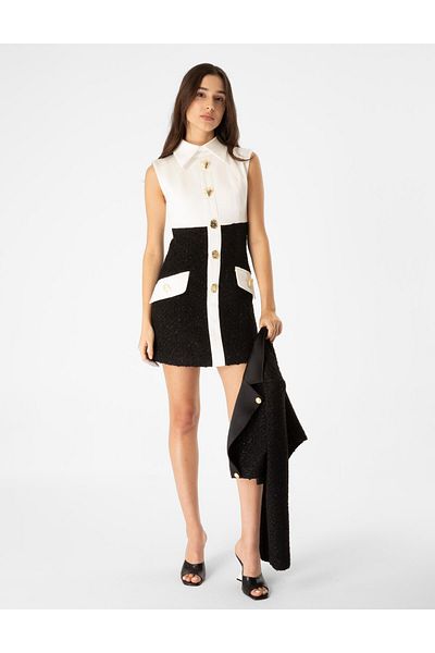 İLVİ Otylia Women's Dress Ecru