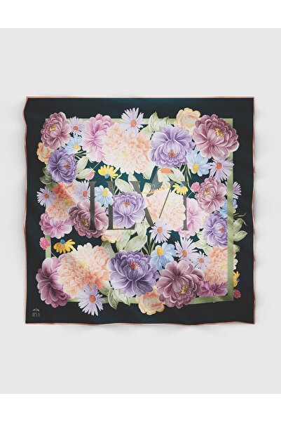 İLVİ Black Silk Chiffon Limburg Women's Pareo