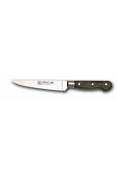 Sürbisa Sürbısa Wooden Handle Local Kitchen Knife 15.0 cm