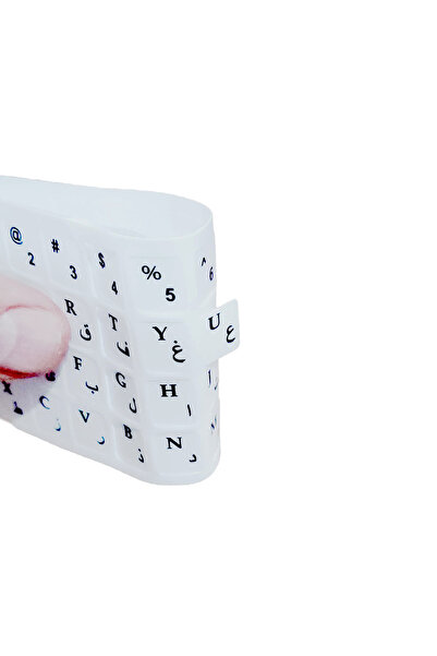 OEM Farsça Klavye Etiketleri (Farsi) – Şeffaf Olmayan PVC Mat – Beyaz Arka Pl...