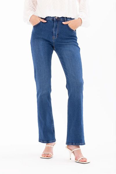 SEÇİL Pantaloni de jeans albaștri pentru femei - cu buzunare