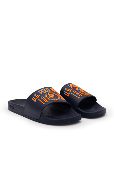 U.S. Polo Assn. Navy Blue Men's Slippers -50289110-VR051