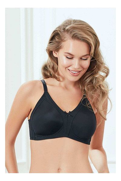 Anıl Lingerie Sutien pentru femei, alb, fără sârmă, fără suport, cu compresor, 3125