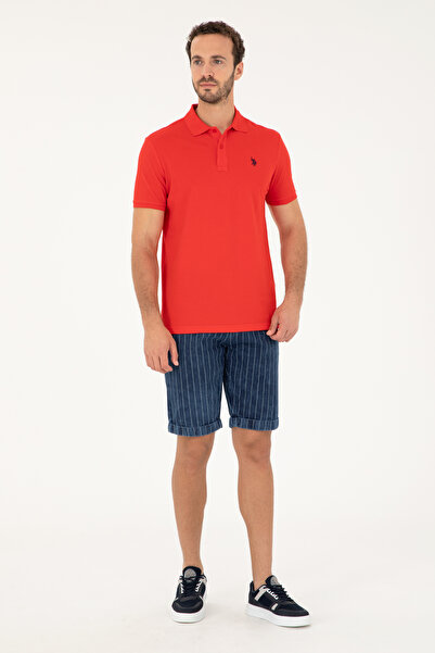 U.S. Polo Assn. Erkek Mavi Jean Şort 50289295-DN0022