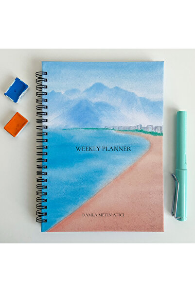 ARONA Konyaaltı Sahili Kişiye Özel Tarihsiz Haftalık Planlayıcı