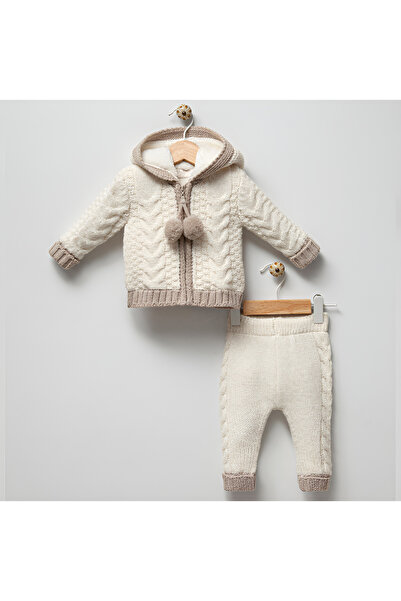 Nipperland Unisex Baby 2-Piece Set with Braid Hair and Garnish