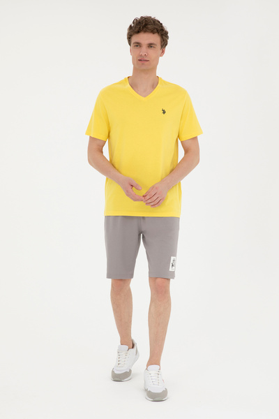 U.S. Polo Assn. Men's Dark Gray Knitted Shorts 50289285-Vr080