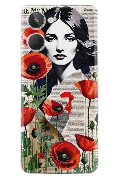 Arvencase Realme 10 Case Hd Printed Happy Series Silicone Cover Xt-Real10 Stk...