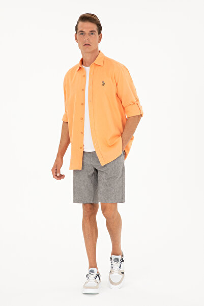 U.S. Polo Assn. Erkek Siyah Dokuma Şort 50289423-VR046