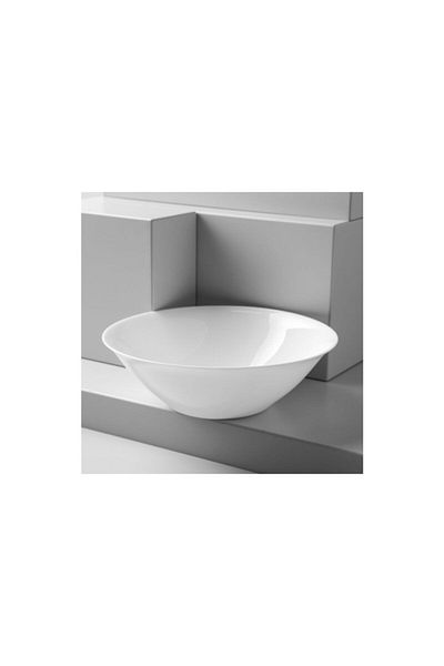 Luxmi Lard Carine White Large Bowl 27 cm 1*6:6