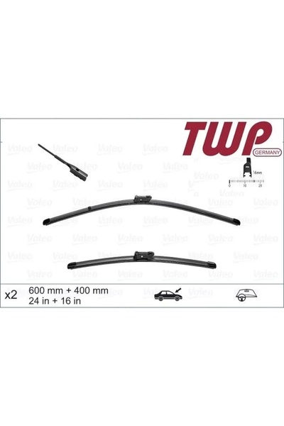 Volkswagen 6v1998001 Silecek Süpürgesi Sağ & Sol Set - Fabıa-roomster 2007-2015