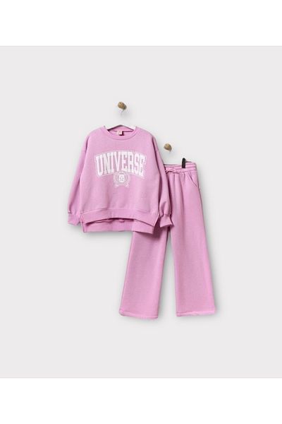 LİTTLE ANGELS Girl's Tracksuit Set