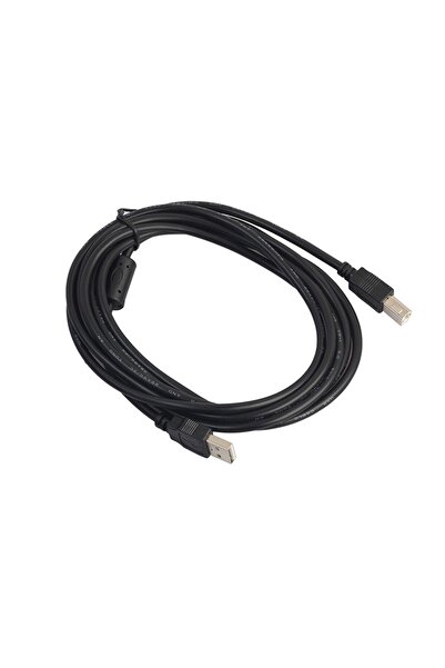 Derwell Yazıcı Kablosu Printer Usb Bağlantı Bağlama Network Lazer Hp Canon Brother Uyumlu Ara Kablo 3 Metre