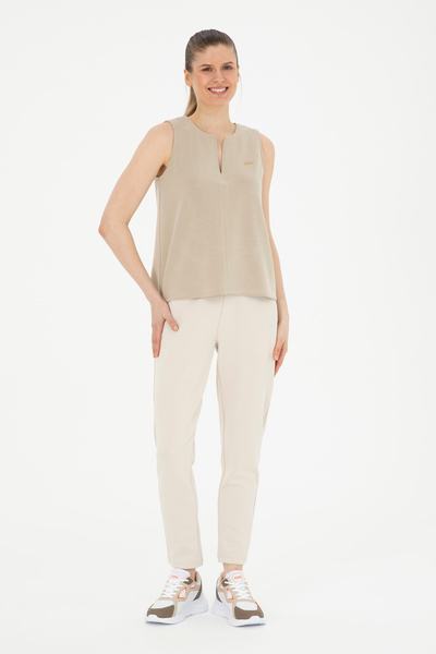 U.S. Polo Assn. بنطال رياضي حجري نسائي 50289353 -VR049