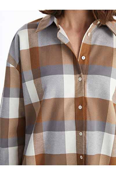 LC Waikiki Long Sleeve Plaid Women's Shirt