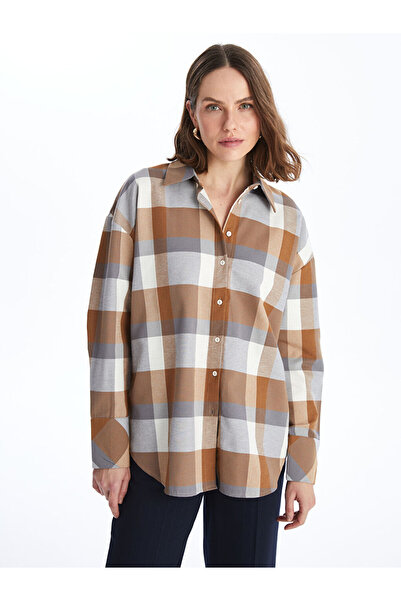LC Waikiki Long Sleeve Plaid Women's Shirt