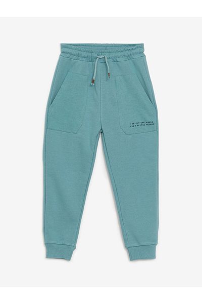 LC Waikiki Pantaloni groși de sport Jogger pentru băieți cu talie elastică
