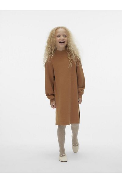 Vero Moda Girl Strickpullover VMKENYA LS FLAT LONG KNIT D2