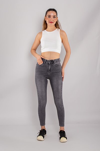 Desperado 315 Narnia Düz Yüksek Bel Pamuklu Kadın Pantolon