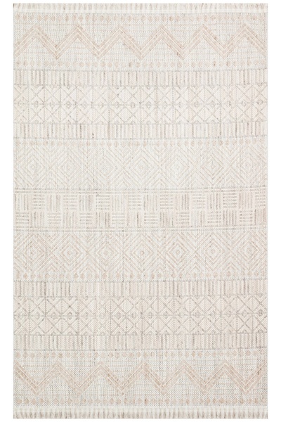 Eko Halı Cozy Czy 02 Grey Beige Hav Toz Vermez Modern Örgü Dokuma Makine Halısı