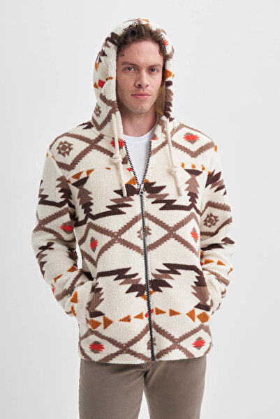 Cazador Erkek Sweatshirt Ekru 5094