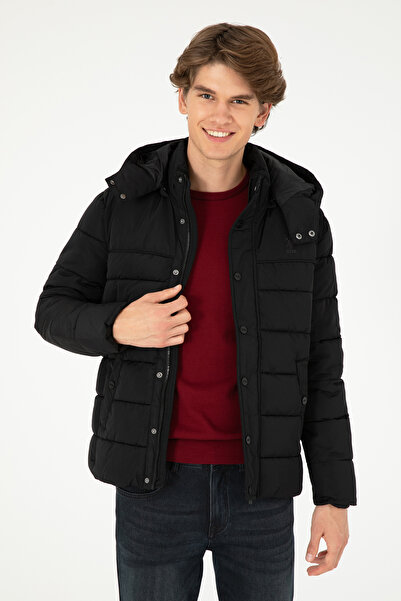 U.S. Polo Assn. Erkek Siyah Kaban 50290680-VR046