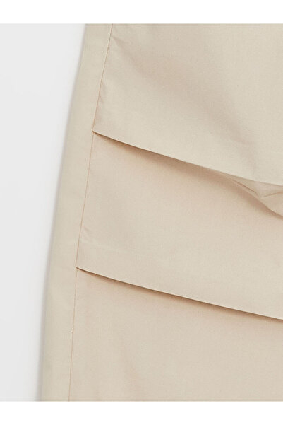 LC Waikiki White Elastic Waist Girls' Jogger Pants