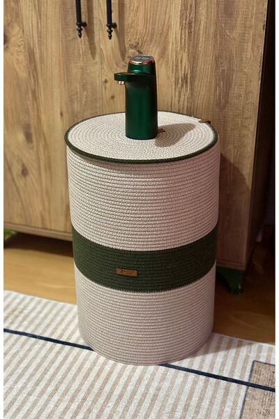 Zuviel Deco Handmade غطاء زجاجة - مصنوع يدويًا مع غطاء، وسلة وصندوق متضمنين