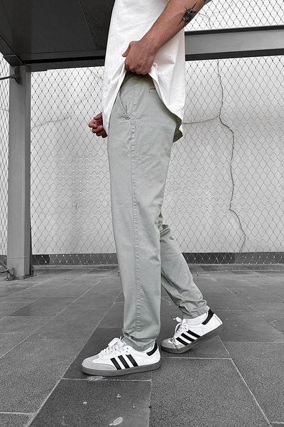 HAFKAGİYİM Gray Gabardine Cn44 Dl Regular Trousers