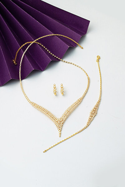 Bilezikci Sarmaşık Altın Düğün Takı Seti