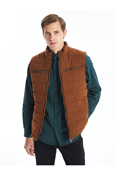 LC Waikiki Ανδρικό γιλέκο Stand Collar Standard Mold