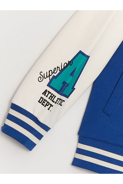 LC Waikiki Baskılı Erkek Çocuk Kolej Ceket