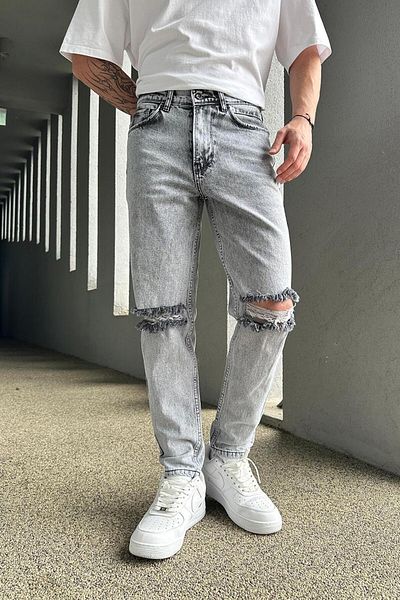 HAFKAGİYİM Κανονικό παντελόνι Snow Washed Textured R1 DL
