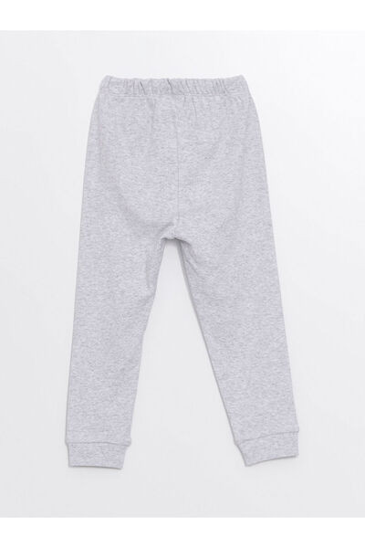 LC Waikiki LCW baby Baskılı Beli Lastikli Çizgili Erkek Bebek Pijama Alt 2'li (W4)