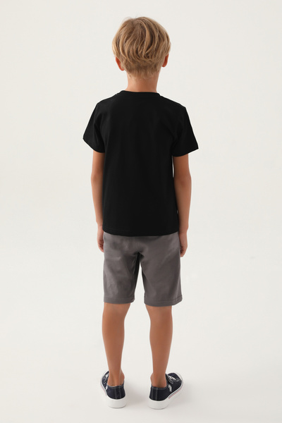 U.S. Polo Assn. Boy's Black Pajama Set 50291609 -Vr046