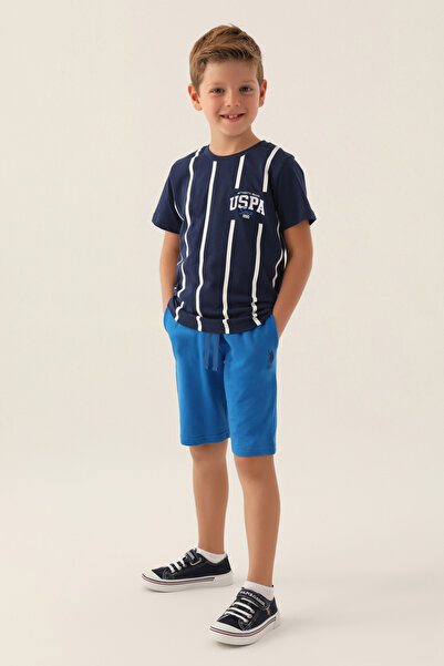 U.S. Polo Assn. Boy's Dark Navy Blue Pajama Set 50291607 -Vr100