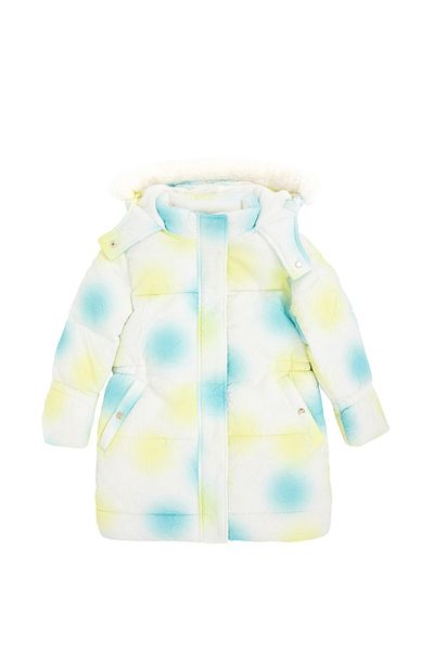 U.S. Polo Assn. Cream Colored Girls' Coat - 50291495 -Vr071