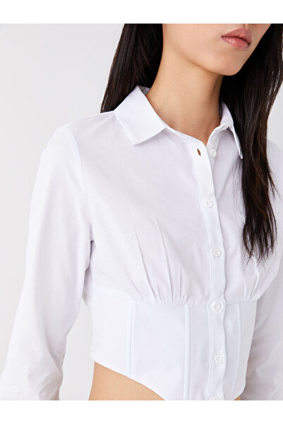 LC Waikiki Dámská košile s dlouhým rukávem - rovný střih