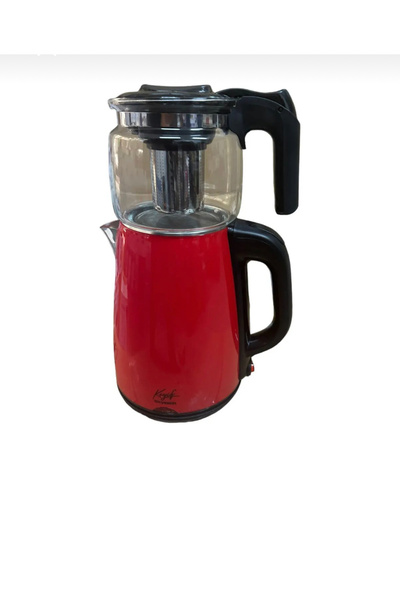 HOM Keyf Çelik Cam Demlikli Çay Makinesi