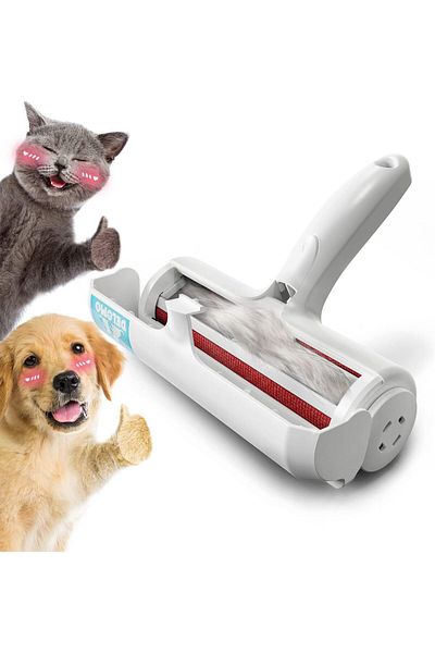 Cetking Ctkg Pet Hair Remover Roller - Self-Cleaning Base Dog and Cat Fur
