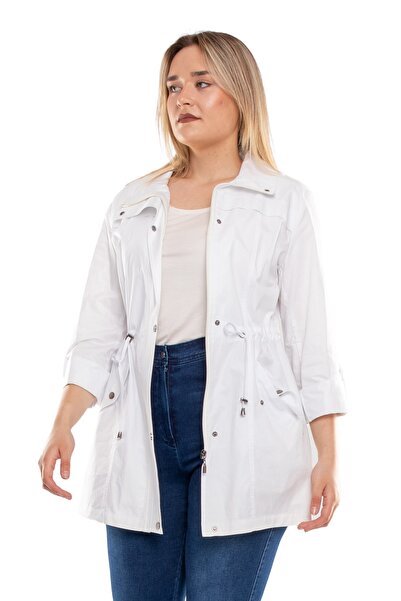 Veger 2157 Büyük Beden Beli Bağcıklı Astarsız Pamuklu Kap