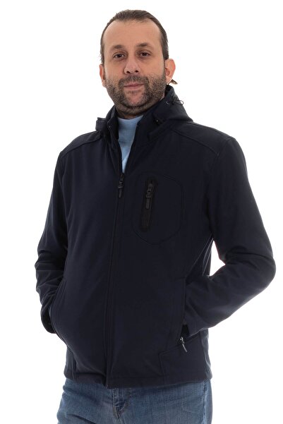 BIGAZZI 99330-231 Soft Shell Rgfit Kapşonlu Kaban