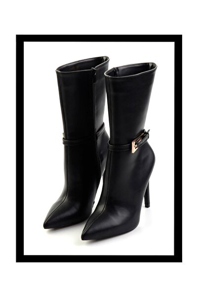 Bambi Siyah  Kadın Bot & Bootie K02209029409