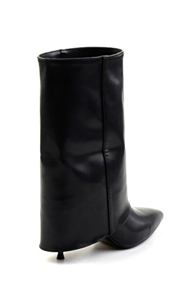 Bambi Siyah Kadın Bot & Bootie K02209021509