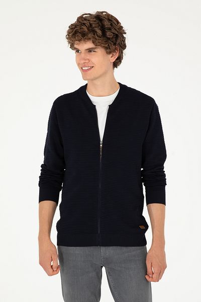 U.S. Polo Assn. Ανδρική Ζακέτα Πλεκτό Navy Blue 50292875-vr033
