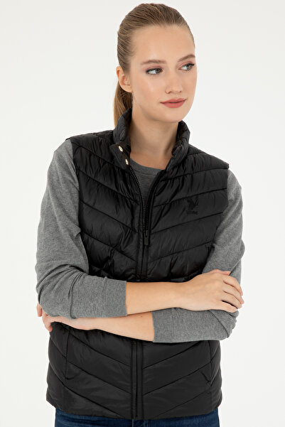 U.S. Polo Assn. Women's Black Vest 50292675 -Vr046