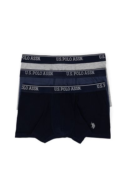 U.S. Polo Assn. Men's Navy Blue 3-Piece Boxers 50292827-Vr033
