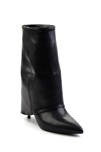 Bambi Siyah Kadın Bot & Bootie K02209021509