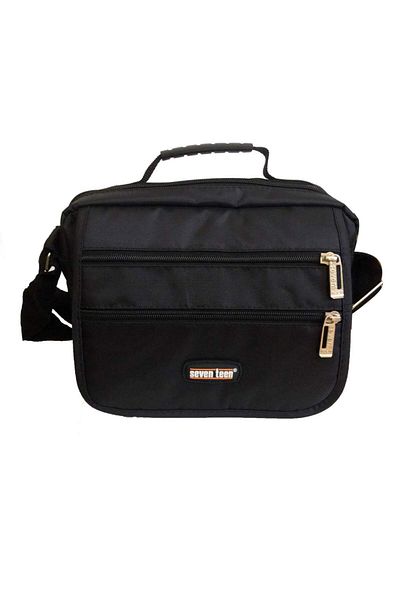 SEVENTEEN Seven Teen Black Multi-Eyed Handbag 2247