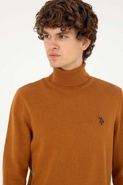 U.S. Polo Assn. Coconut Slim Fit Men's Sweater - High Neck 50293523 -Vr153